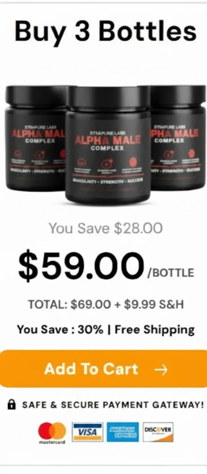 Buy Alpha Male Complex 3 Bottle